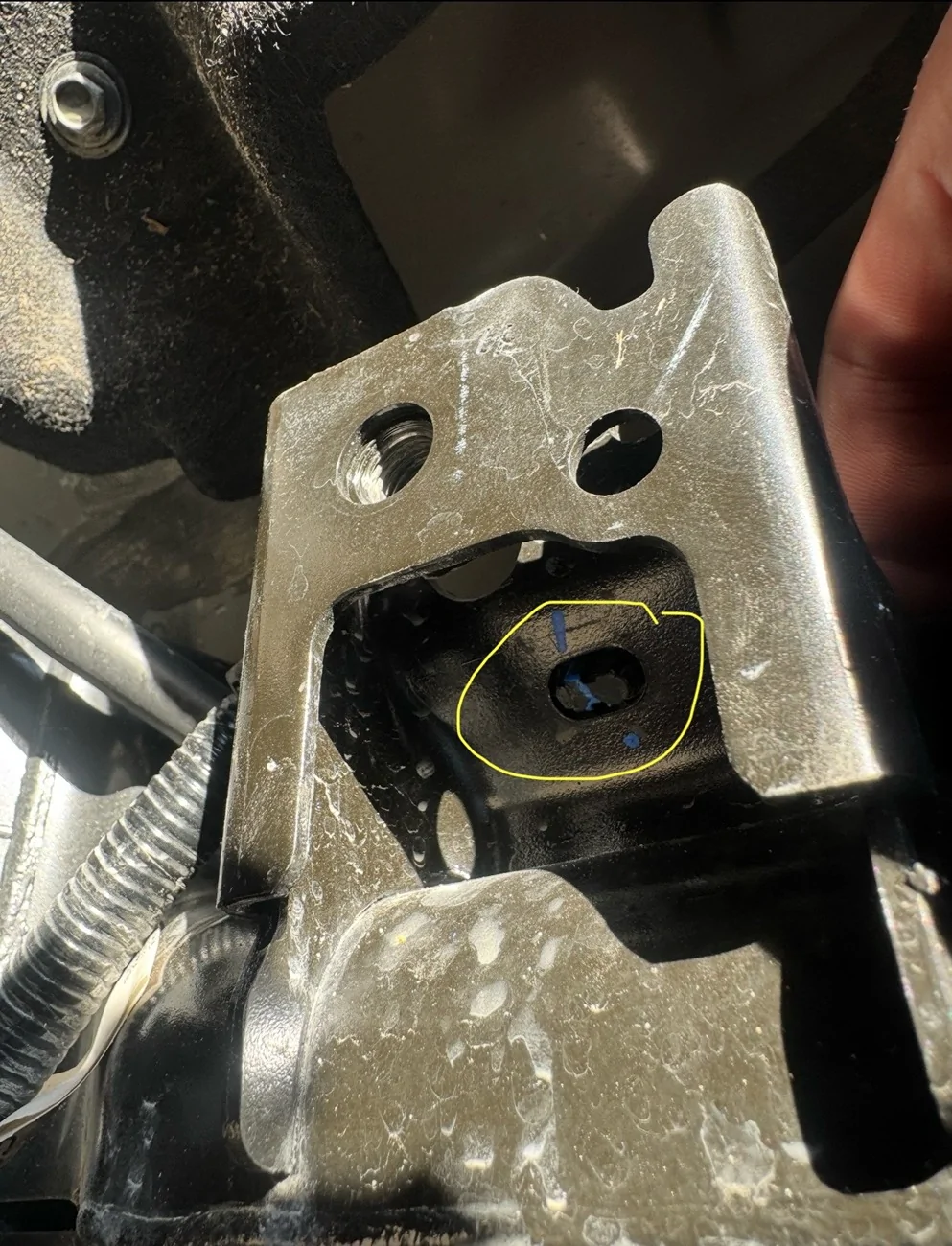 2024 Tacoma How to: Relocating the Sway Bar Disconnect Harness to Fit Larger Tires IMG_1441